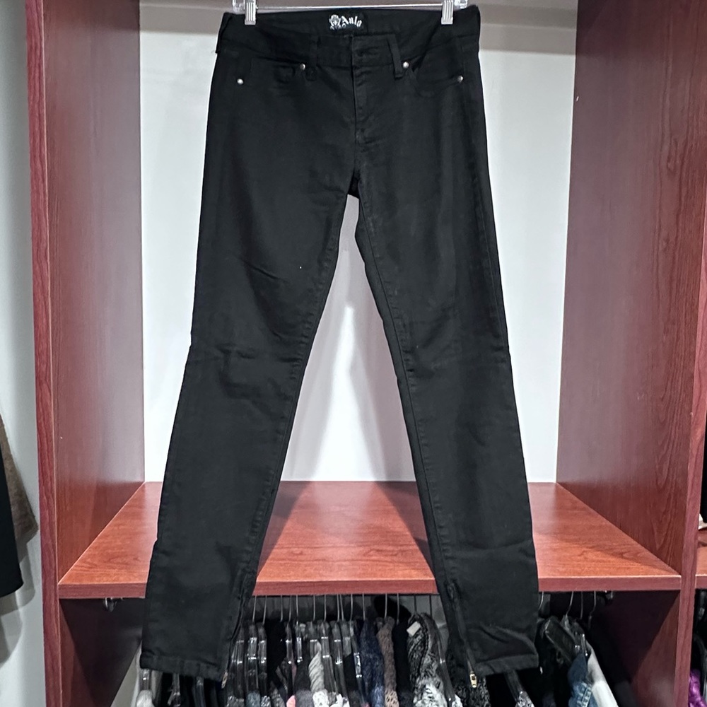 Jet black Anlo jeans